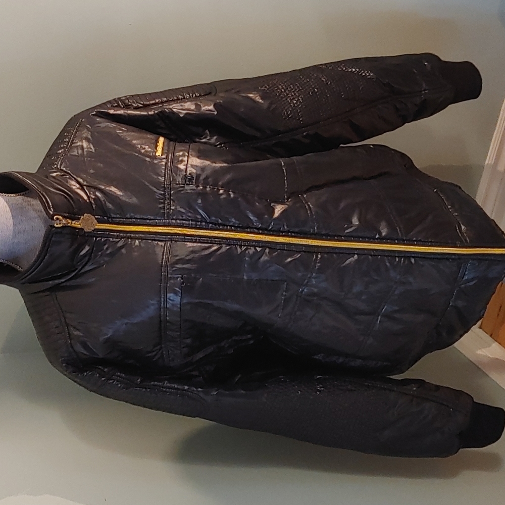 Live Mechanics Black Puffer Style Jacket Size 2xl